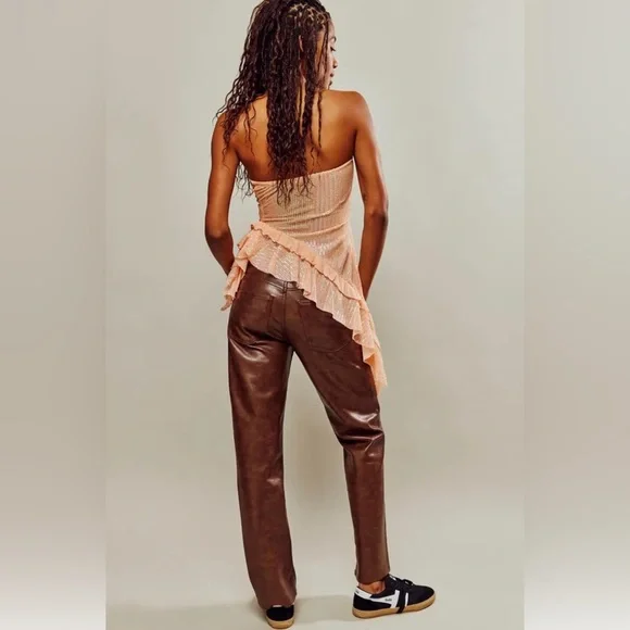 Free People Taylor Sequin Tube Top Size Medium - Picture 2 of 11